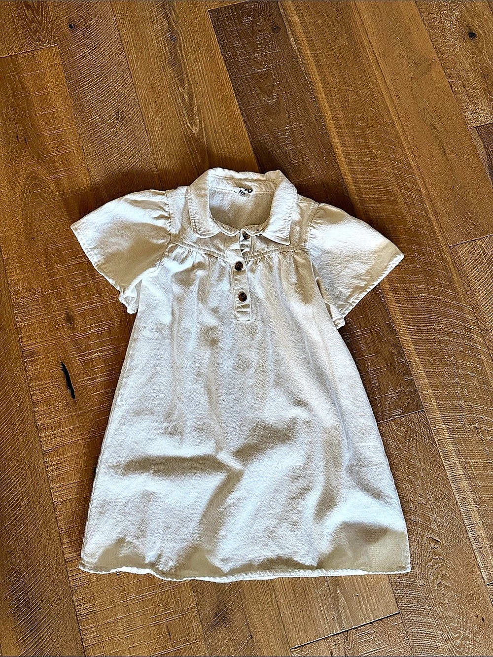Cotton On Kids Kid's Denim Polo Dress White Girls 9-10